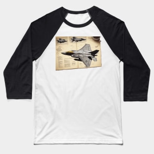 airplane Baseball T-Shirt